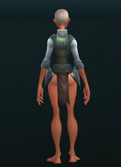 Decorated Steel Chest Guard 3074