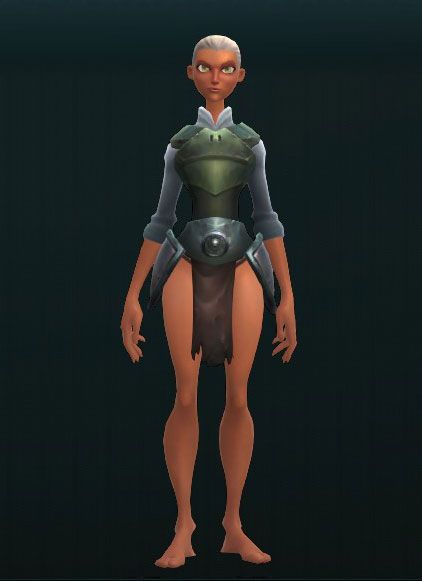 Decorated Steel Chest Guard 3073