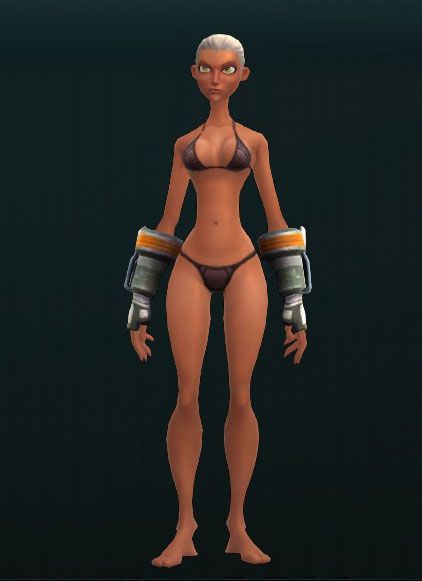 Fashionable Titanium Gauntlets 3503