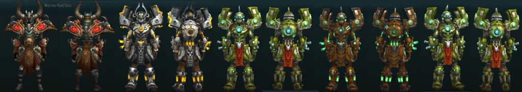 wildstar warrior raid sets